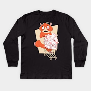 Hamsterkäufe Shirt Kids Long Sleeve T-Shirt